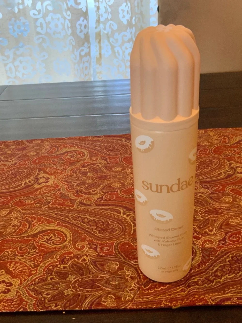 Sundae glazed donut shower foam 8.9 fl oz. Used once, msrp$16.79
